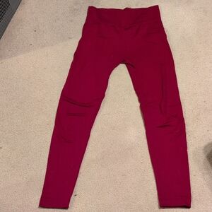 New Mix Red Lined Leggings